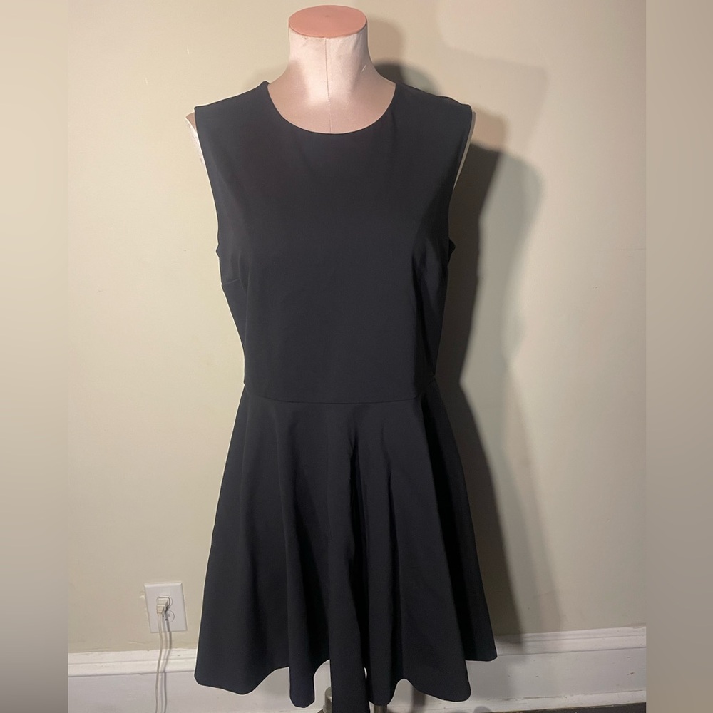 Diane Von Furstenberg Black Midi Dress